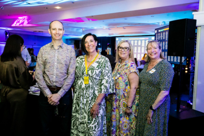 Richard Goodwin, Karen Kelly (chair of our academic board), Lisa MacCormac and Susan Prestridge. QPA awards 2026