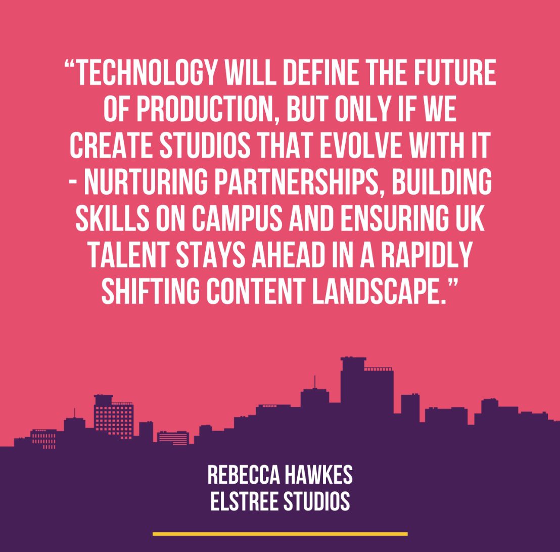Rebecca Hawkes, Elstree Studios Rebecca Hawkes quote