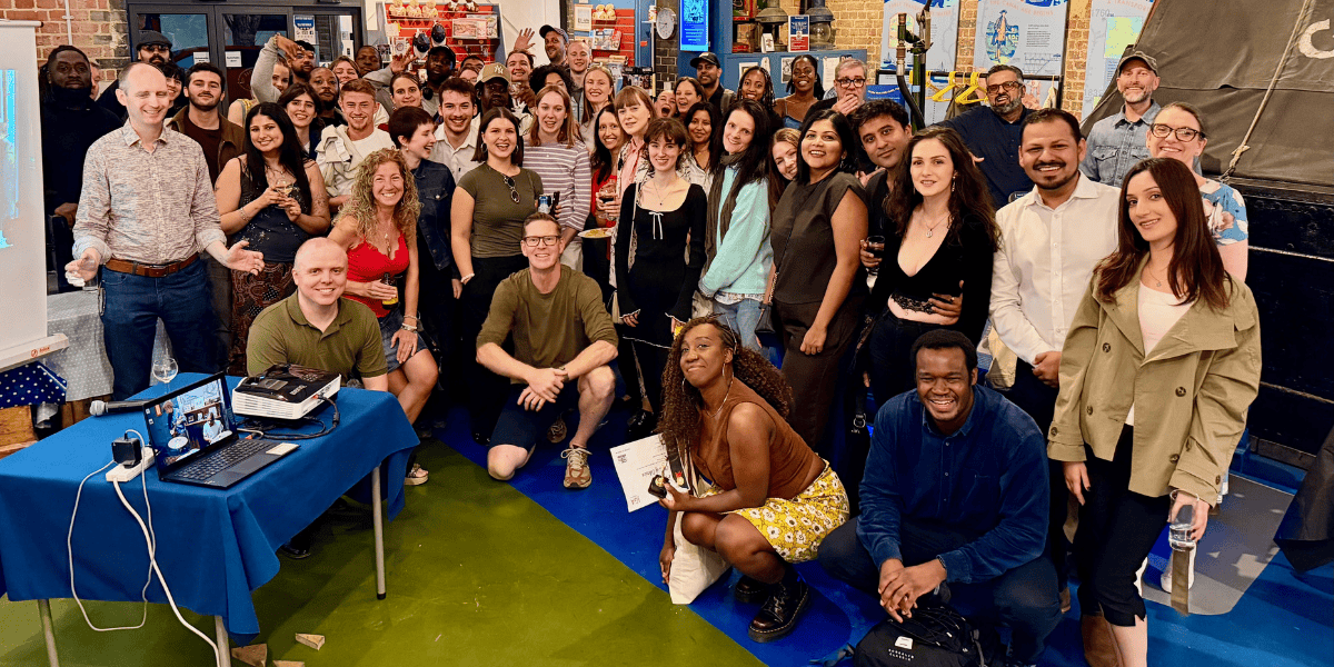 film alumni screening group photo - get into film and tv skills bootcamp